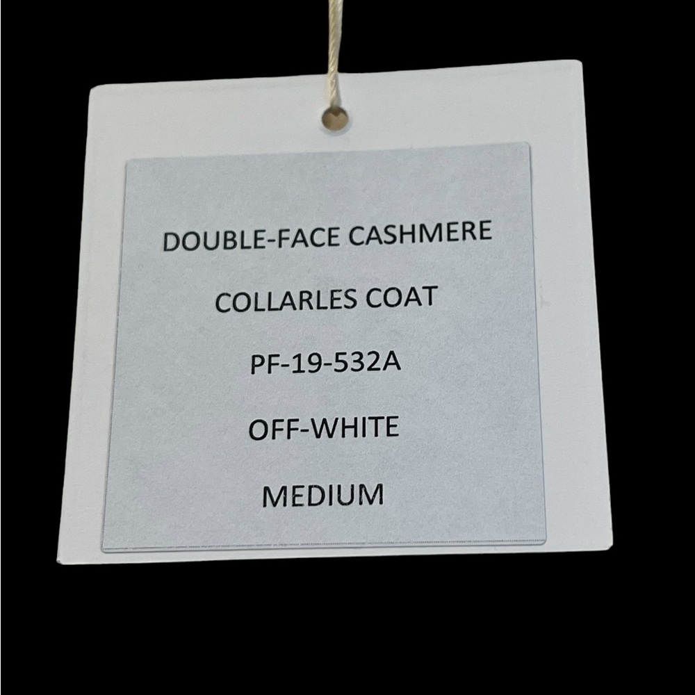 POLOGEORGIS**BURNETT***Cashmere Ivory Coat***Med. $1180 - Picture 3 of 4